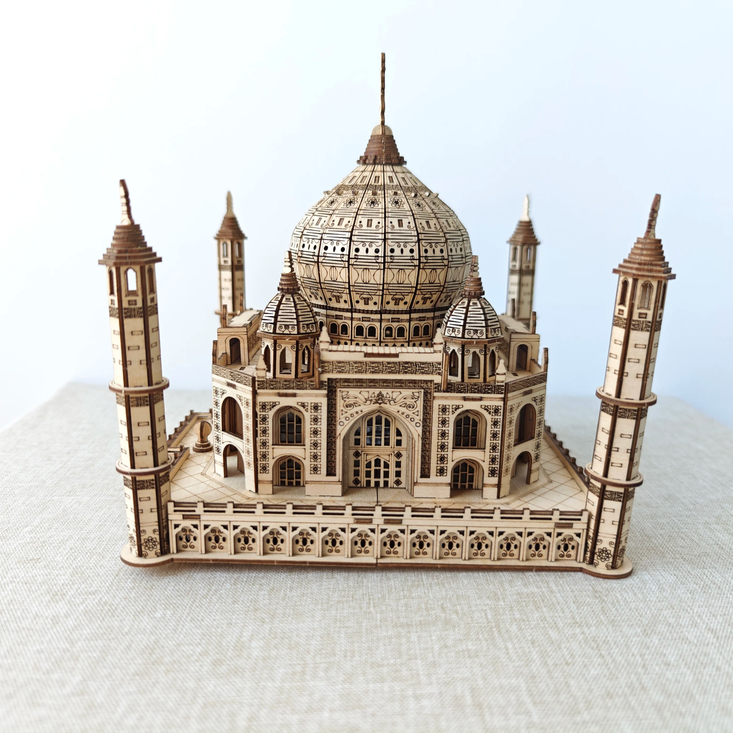 3D Wooden DIY Three-dimensional Taj Mahal Jigsaw Puzzle - ATSProducts