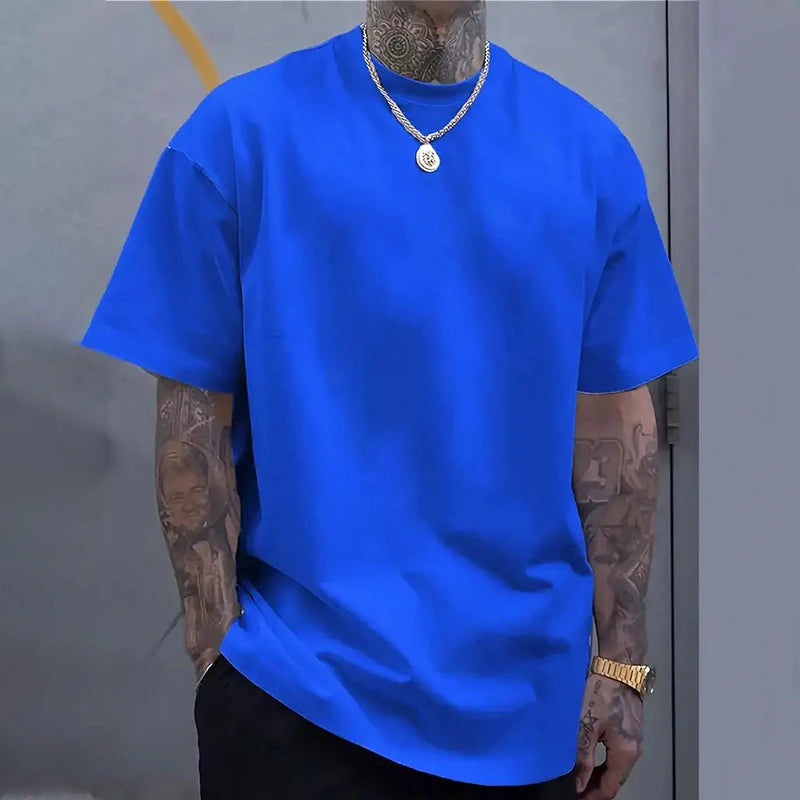 Men's T-shirts High Quality 100% Cotton Short Sleeve - ATSProducts