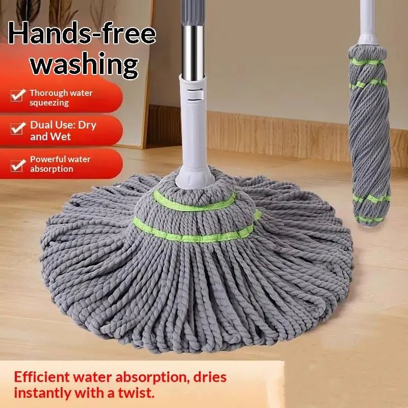 2 In 1 Mop 360 Degree Self Wringing Spin Mop - ATSProducts
