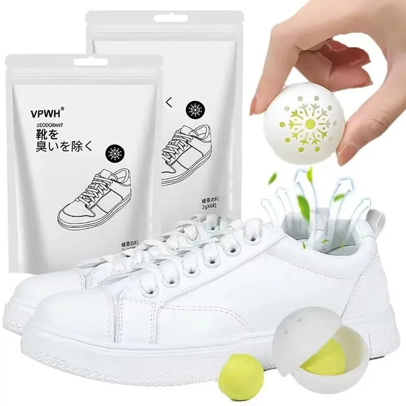 Deodorant Balls For Shoes Multifunction Jasmine Scent Fresheners Footwear Shoe Closet Toilet Deodorization Long-lasting Aromatic - ATSProducts