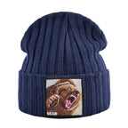 K Kissbaobei Embroidered Bear Design Beanies - ATSProducts