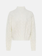 Blubelle Turtleneck Cable Knit Sweater - ATSProducts