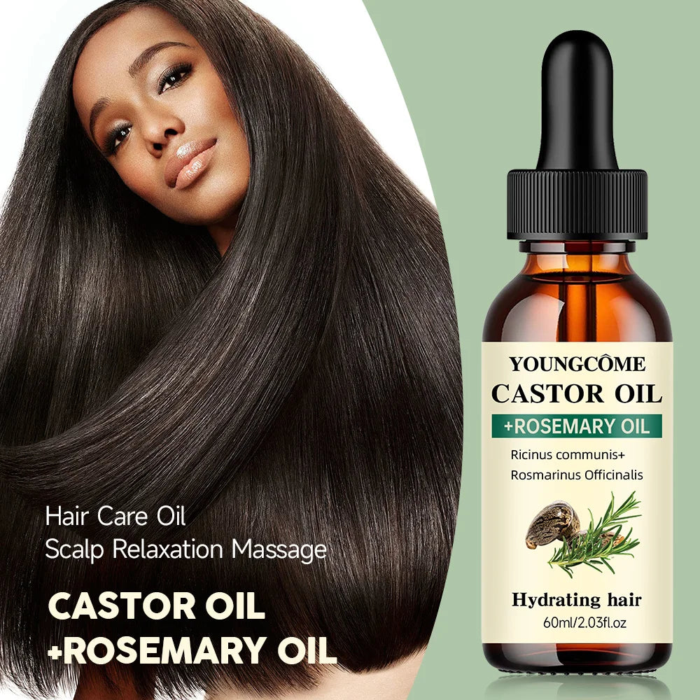 YoungCôme Castor And Rosemary Oil for Hair Growth