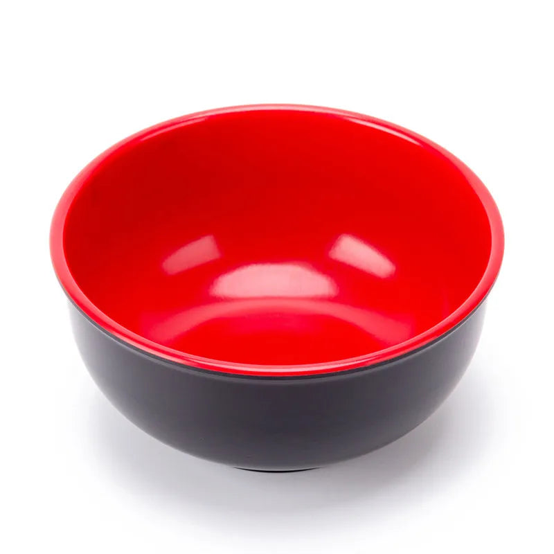 Black Red Melamine Bowls - ATSProducts