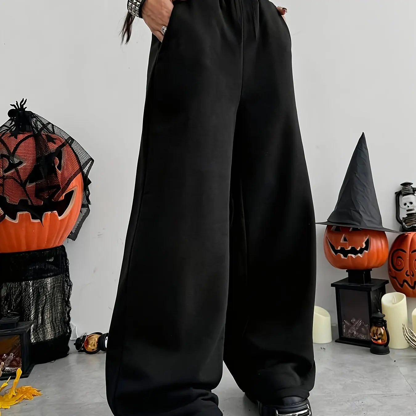 Casual Wide-Leg Joggers