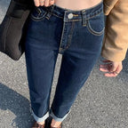 Women's High-Waist Straight-Leg Jeans - ATSProducts