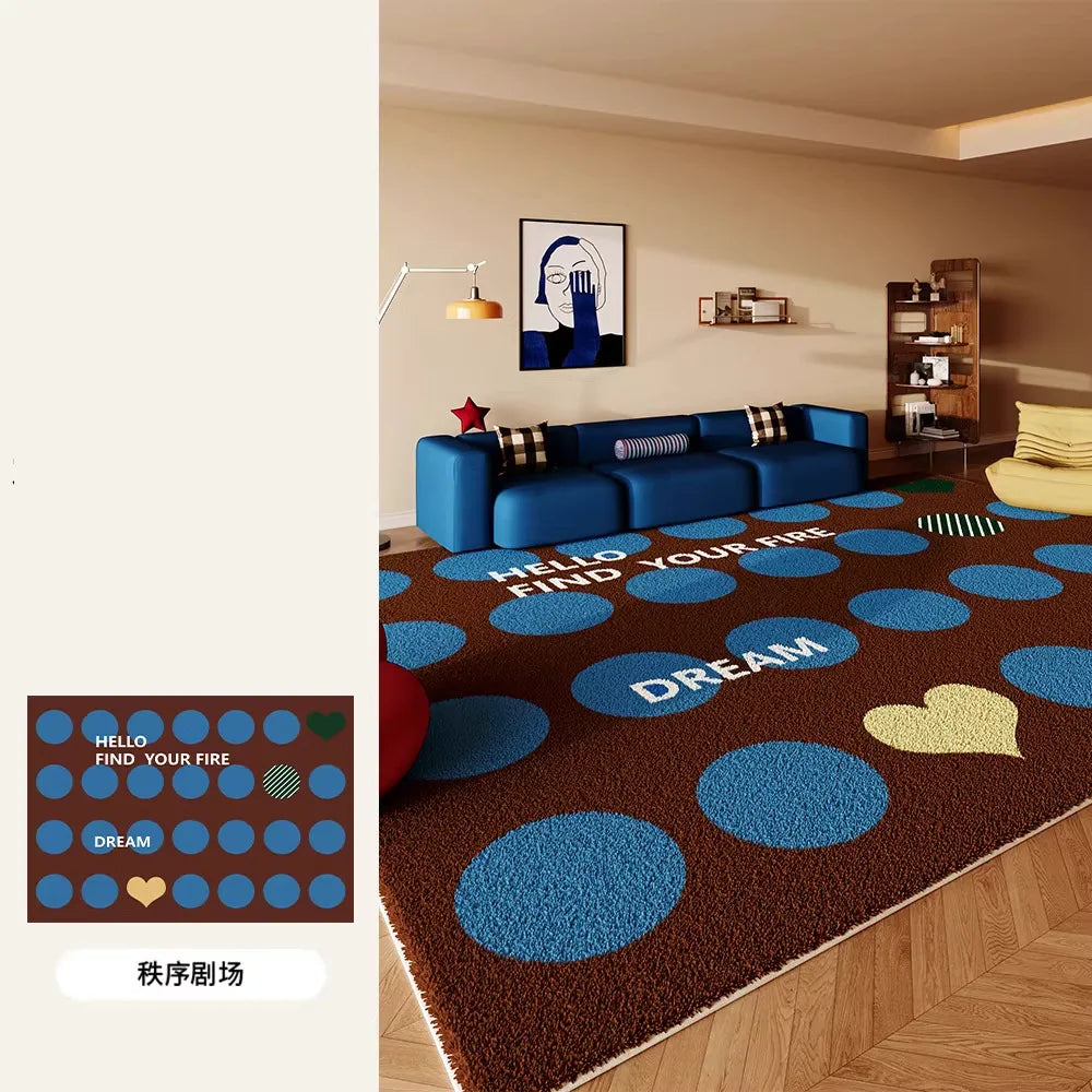 Non-Slip Faux Wool Area Rug - ATSProducts