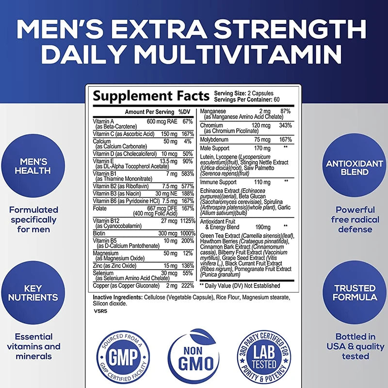 Pslalae Men's Multivitamin Supplement - ATSProducts