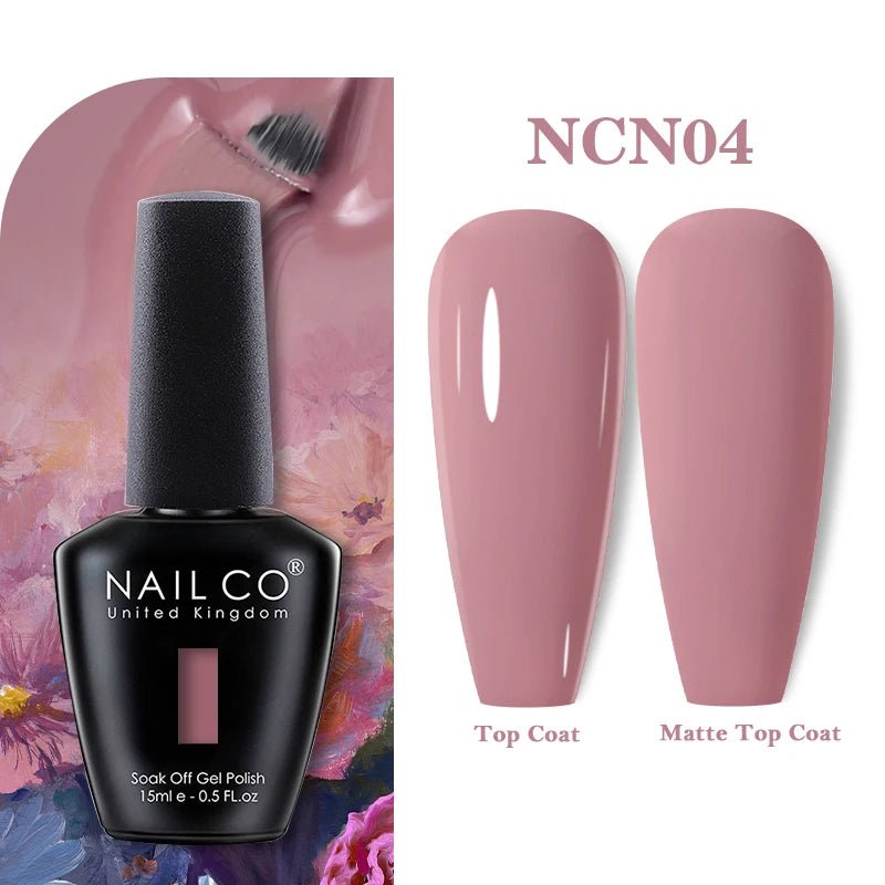 NAILCO 283Colors Gel Nail Polish Top Base Varnish - ATSProducts