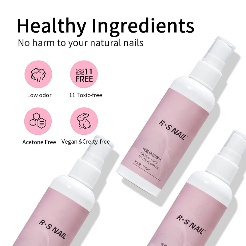 RSNAIL 100ml Nail Glue Remover