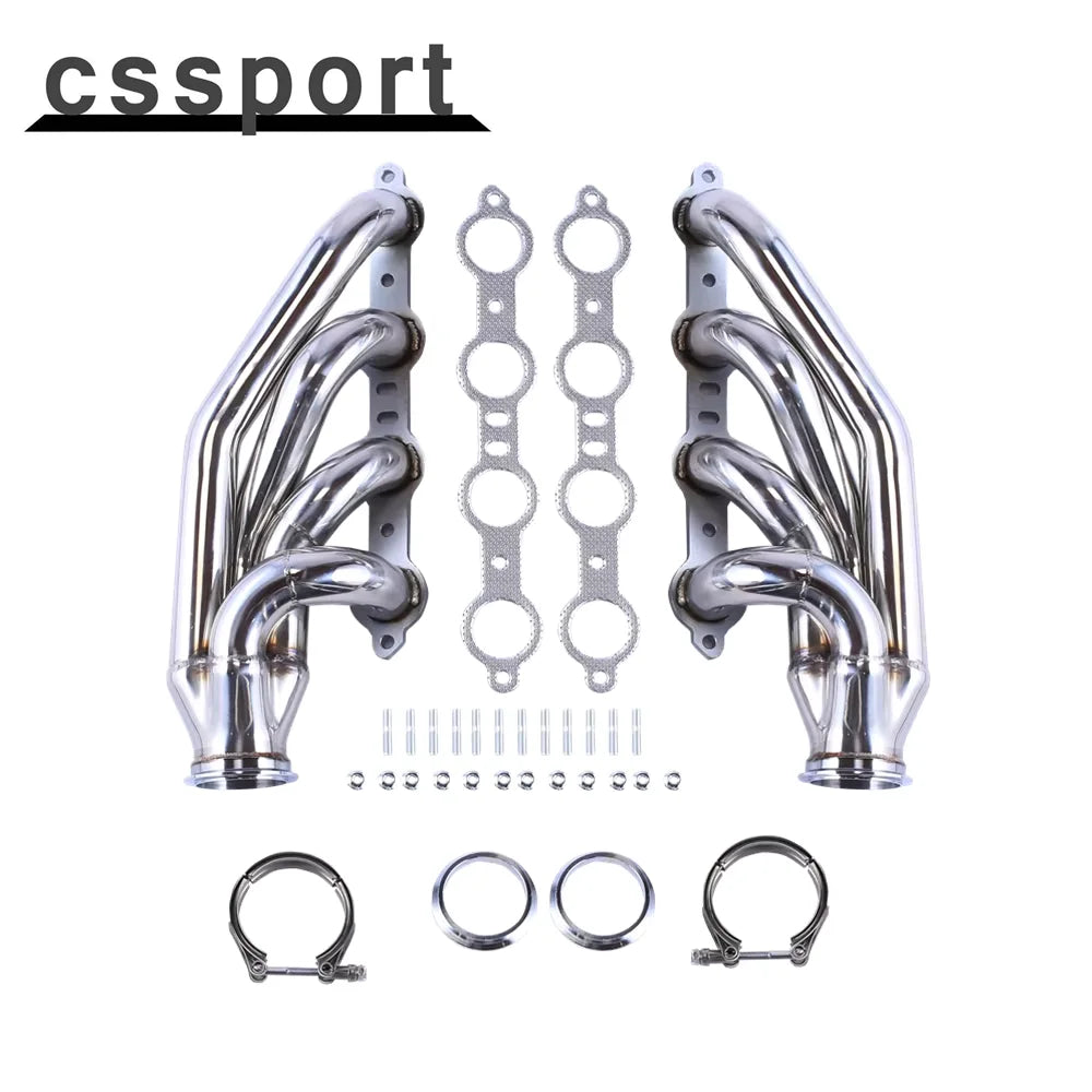 CSSport Exhaust Manifold Header for Chevy LSX LS1 LS2 LS3 LS6 1-3/4 - ATSProducts