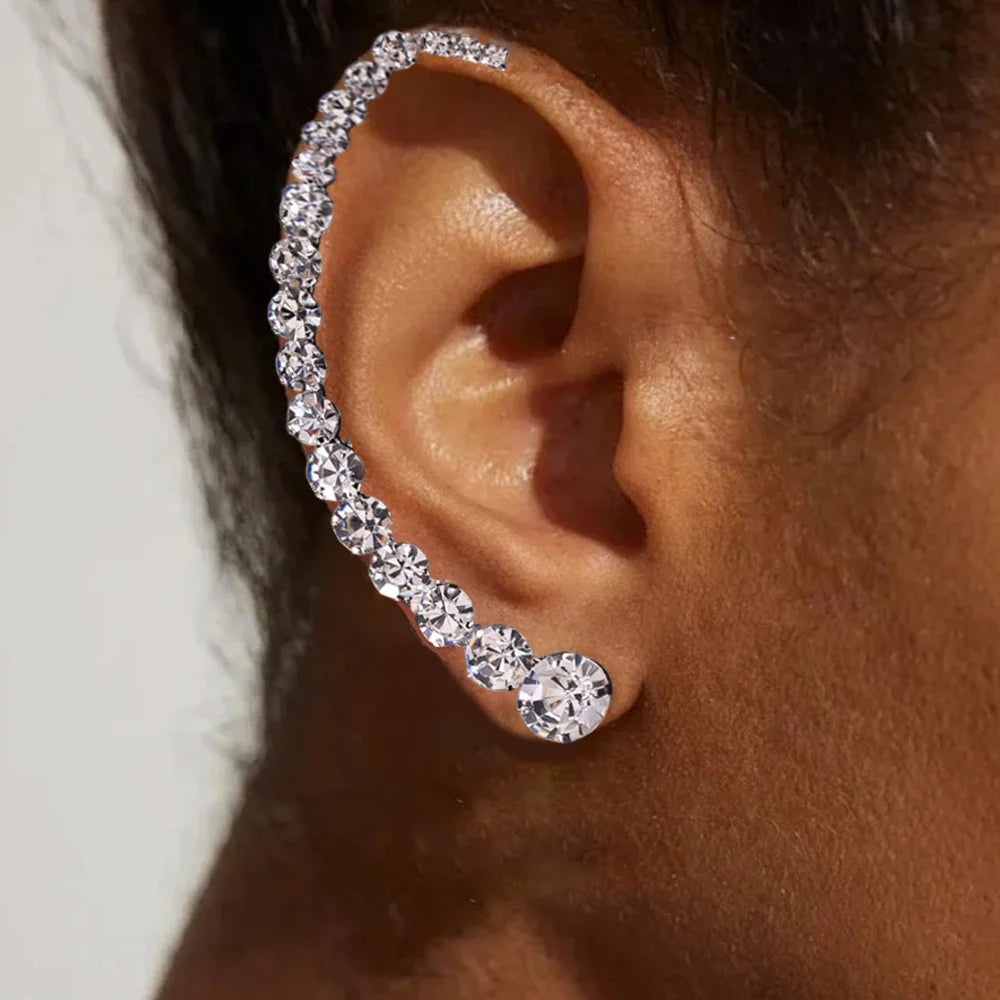 Geometric Half Heart Shaped Earrings - ATSProducts