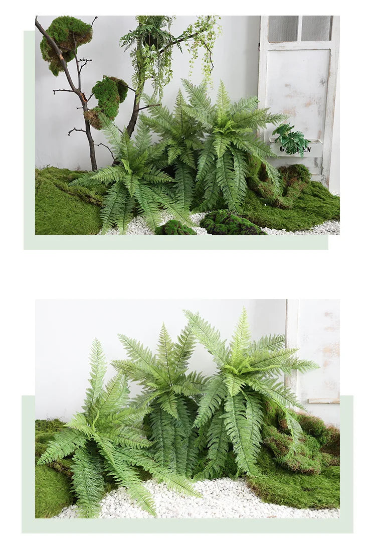 On-Merit Large Artificial Boston Fern Plants