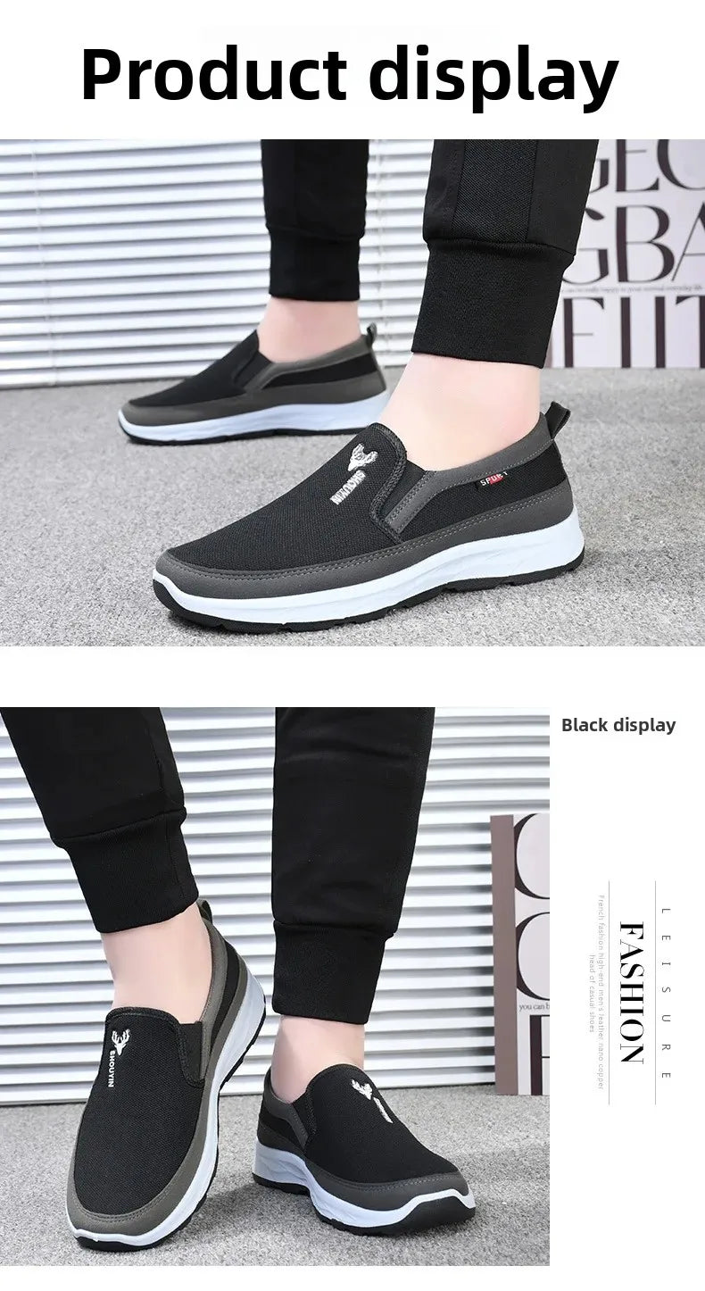 Men's Cloth Slip-On Anti-Slip Loafers - ATSProducts