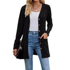 Mooclound Loose Long Pit Pocket Cardigans - ATSProducts