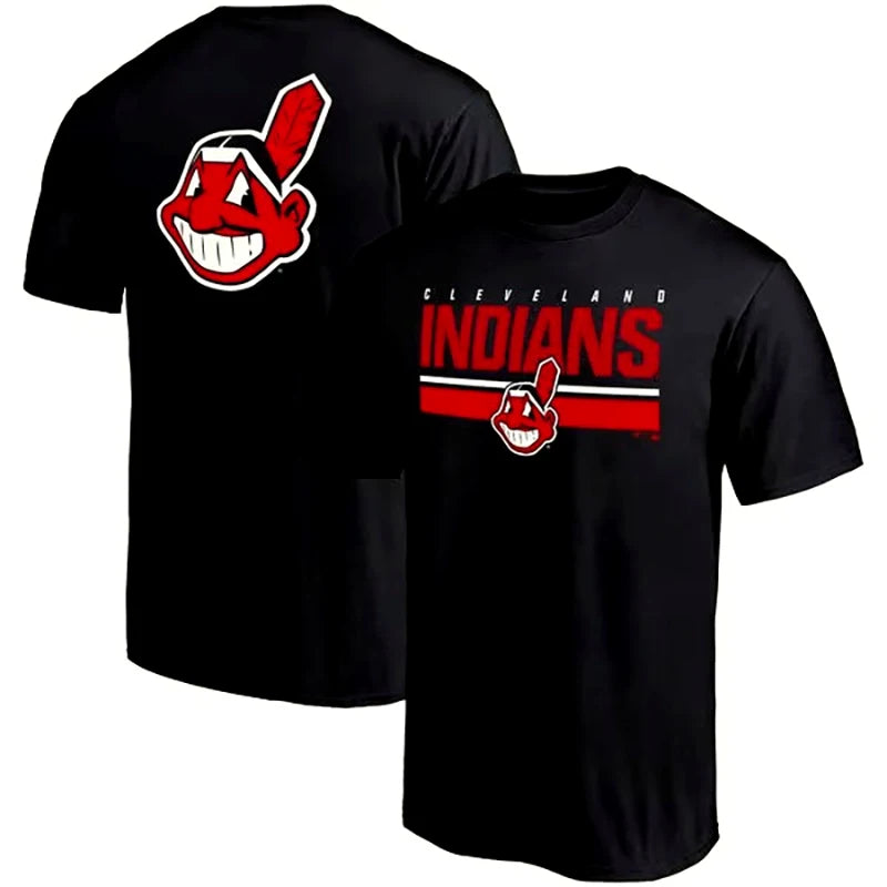Cleveland Indians Cotton Short Sleeve T-Shirt - ATSProducts