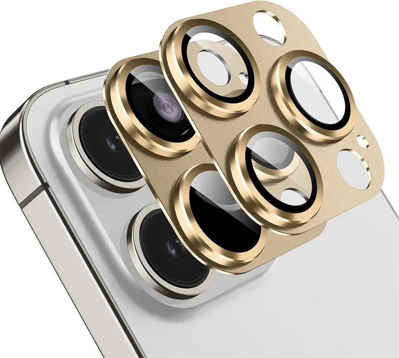Metal Armor Camera Lens Protector For IPhone 14 15 Pro Max - ATSProducts