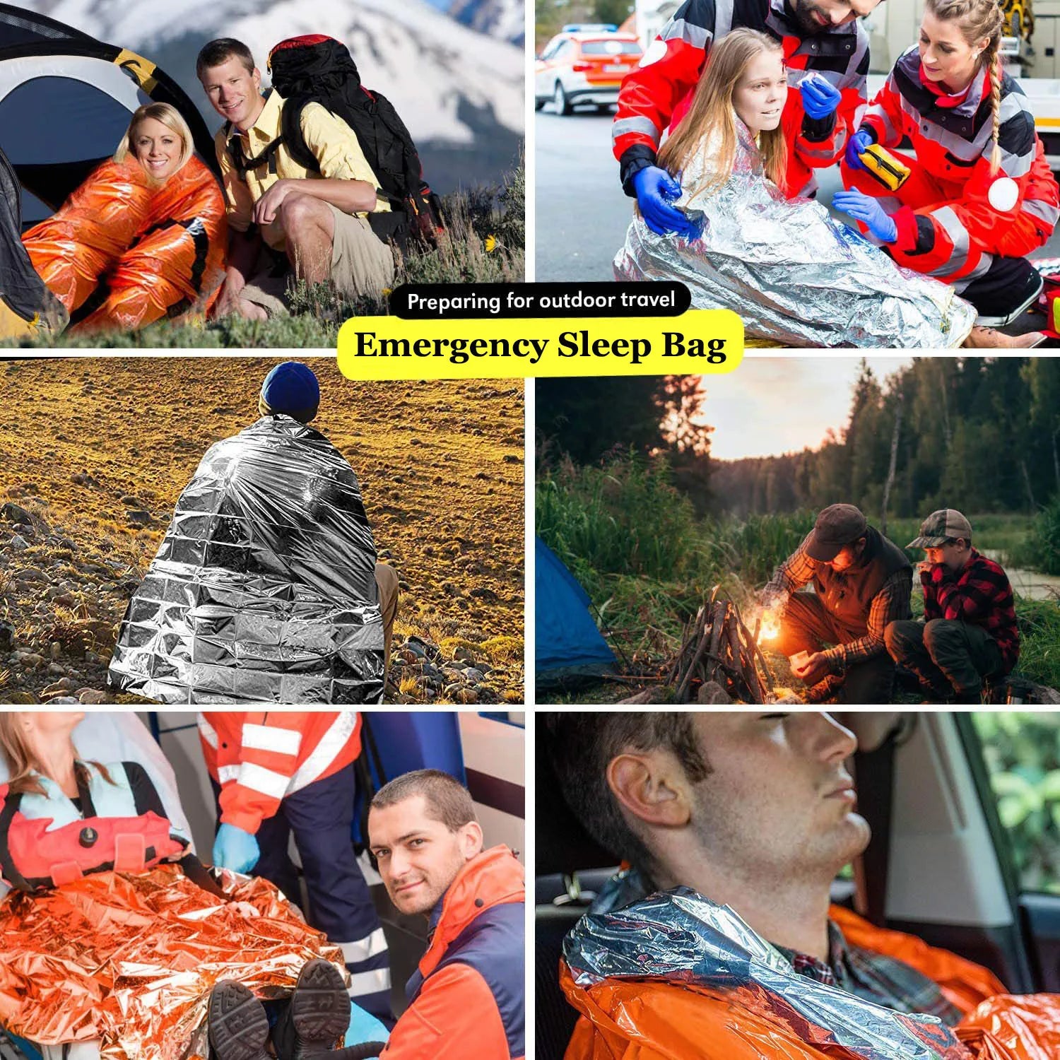 Sanke Rescue Portable Waterproof Emergency Sleeping Bag