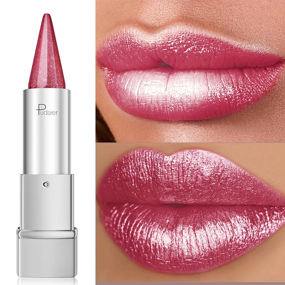Pearlescent Sparkle Waterproof 24 Hour Lipstick - ATSProducts