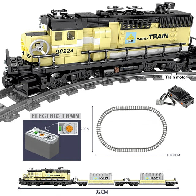 Leduo City Train Power Function High-tech DIY Train Set - ATSProducts