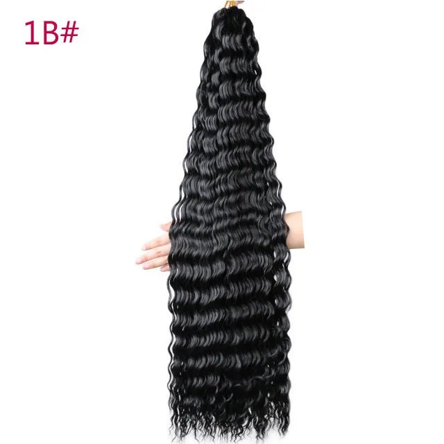 WIGSIN 30Inch Synthetic  Long Deep Wave Hair - ATSProducts