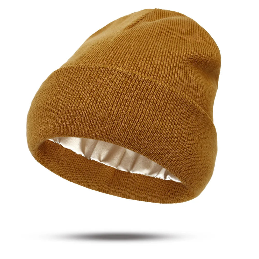 Knitted Satin Hat - ATSProducts
