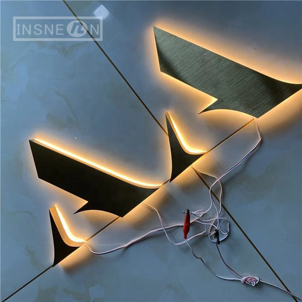 Custom Stainless Steel LED Sign - ATSProducts