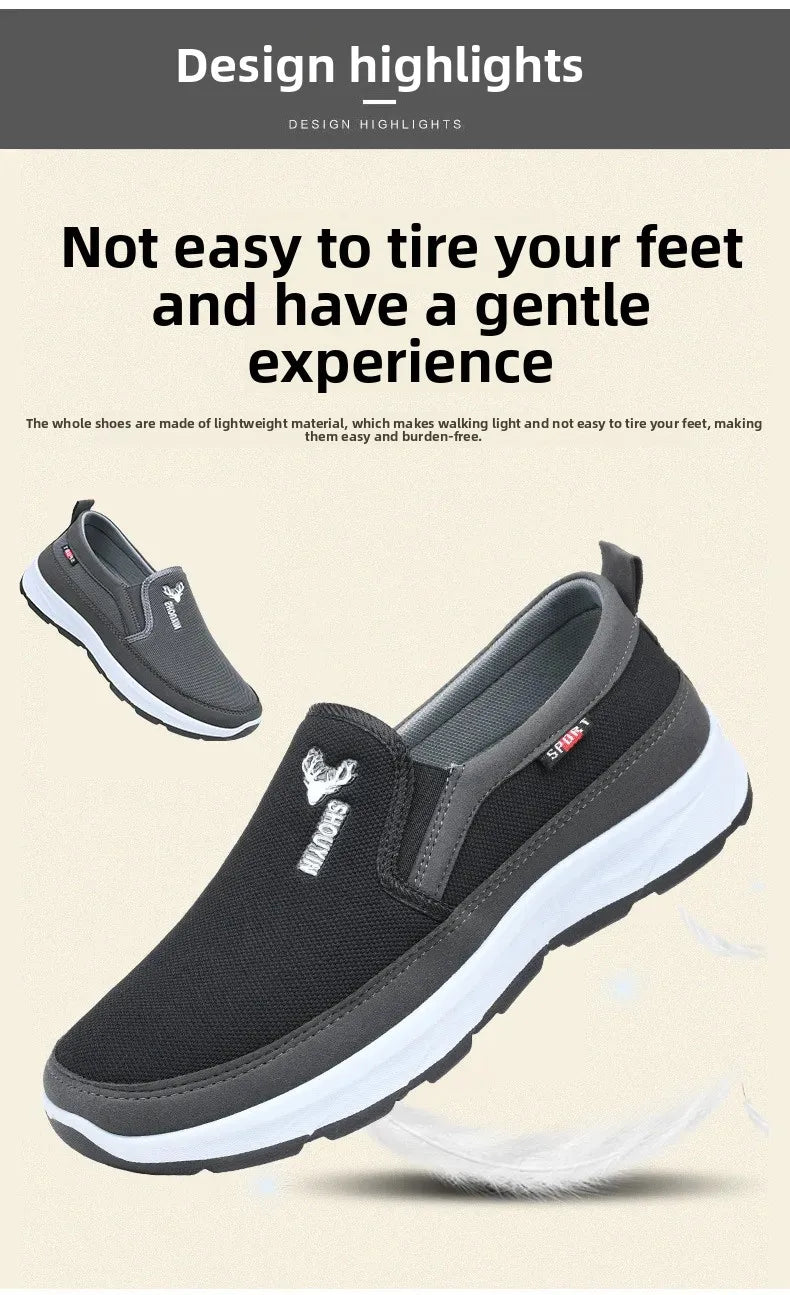 Men's Cloth Slip-On Anti-Slip Loafers - ATSProducts