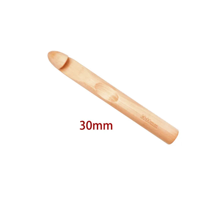 15/20/25/30 mm Wooden Crochet Hooks - ATSProducts