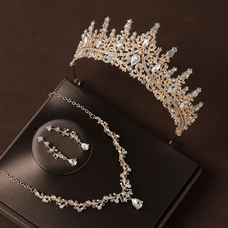 Bridal Wedding Jewelry 4-piece Set - ATSProducts