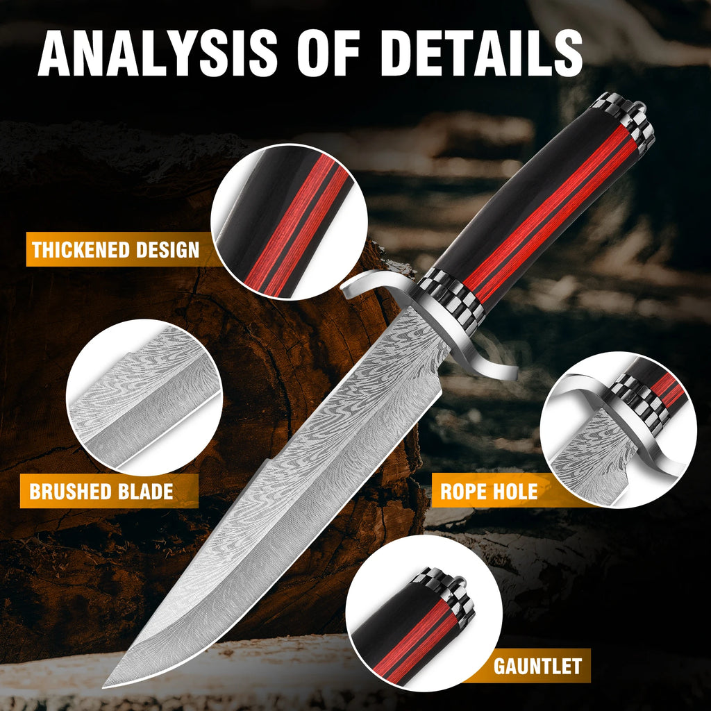 1Pc Sheathed Belt Knife - ATSProducts