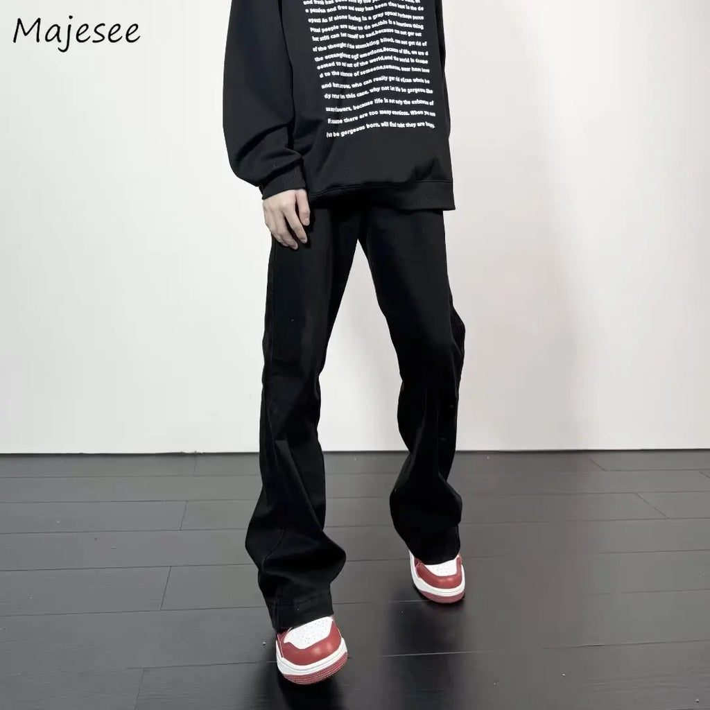 Men's Black Flare Jeans - ATSProducts