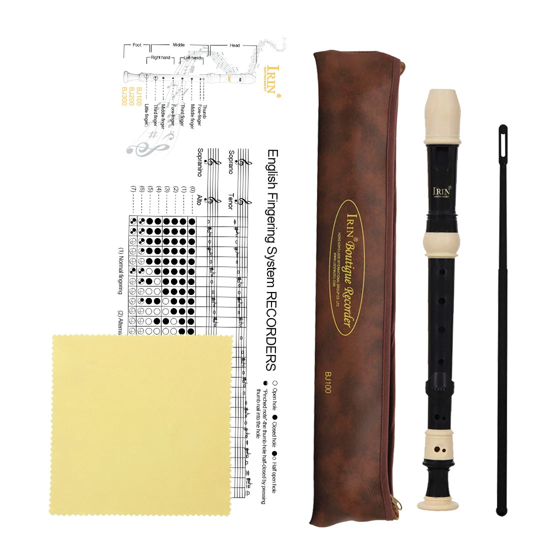 IRIN Baroque Soprano Clarinet With Accessories Beginner Gift - ATSProducts