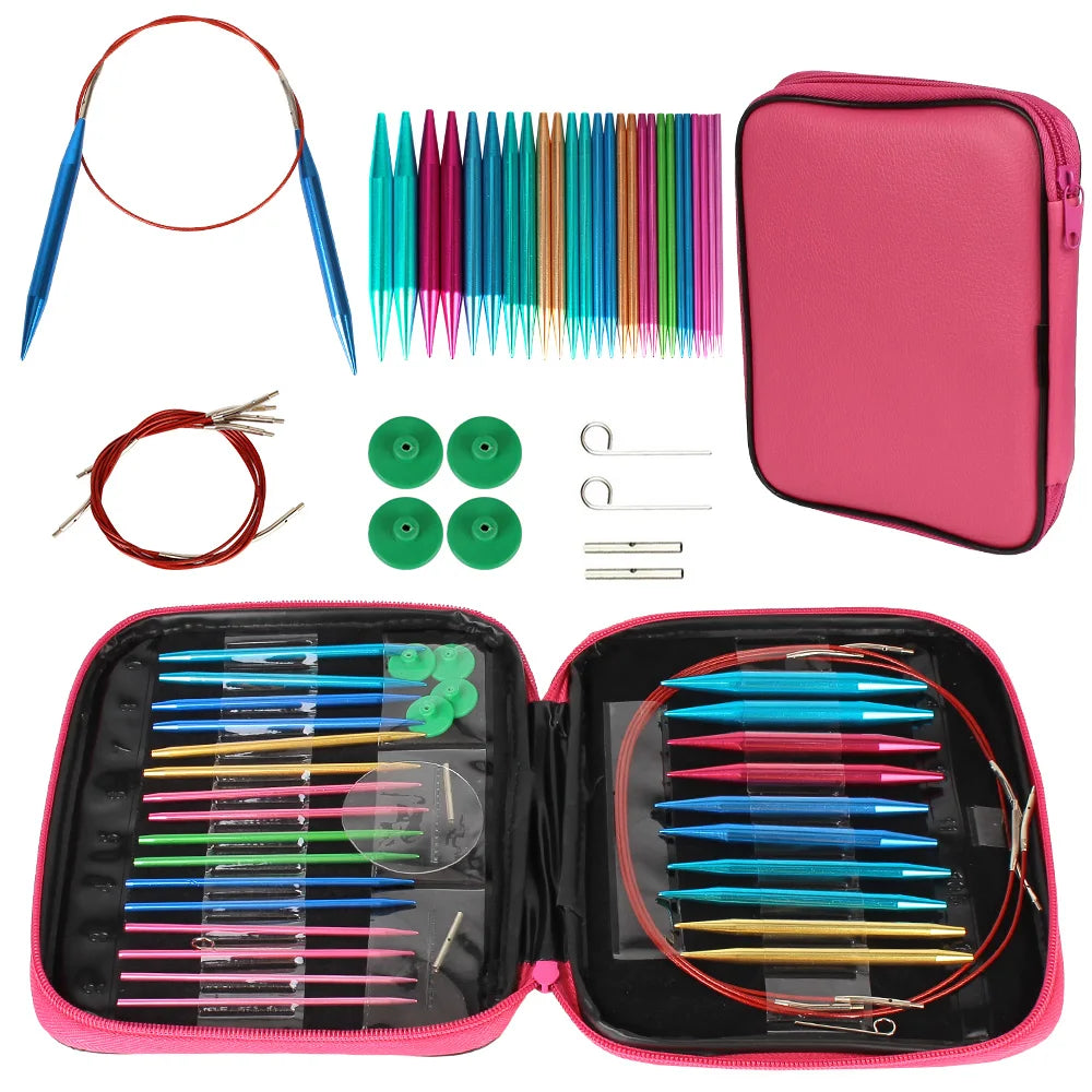 Circular Knitting Needles Set 26 Pcs - ATSProducts