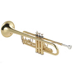 Trumpet With Mouthpiece Gloves  & Strap Case - ATSProducts