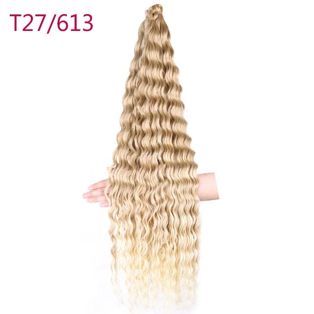 WIGSIN 30Inch Synthetic  Long Deep Wave Hair - ATSProducts