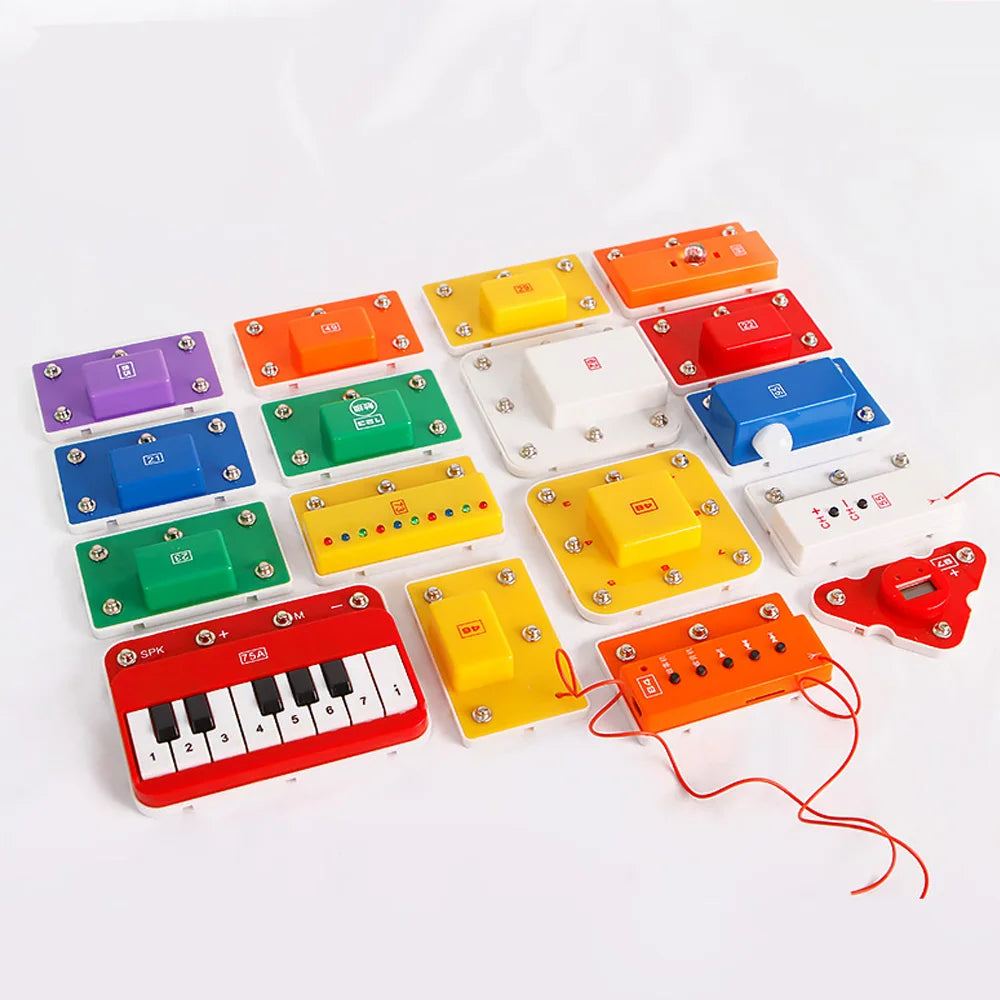 Rhong Electronic Building Blocks Science Kit - ATSProducts