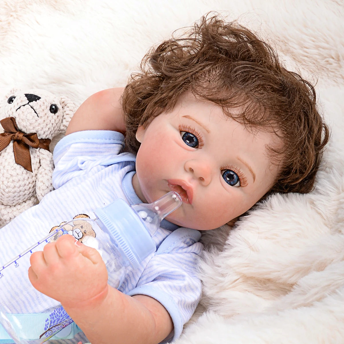 BRASTOY Reborn Painted Realistic Baby Doll 48cm - ATSProducts