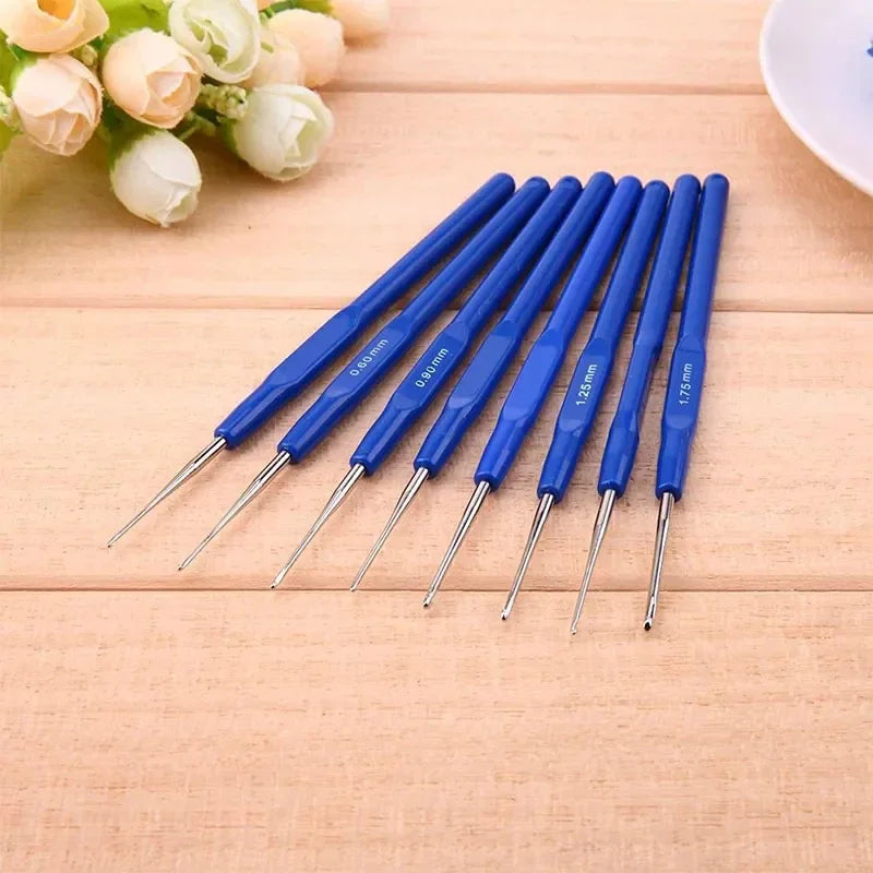 8pcs/set 0.6-1.75mm  Crochet Hooks - ATSProducts