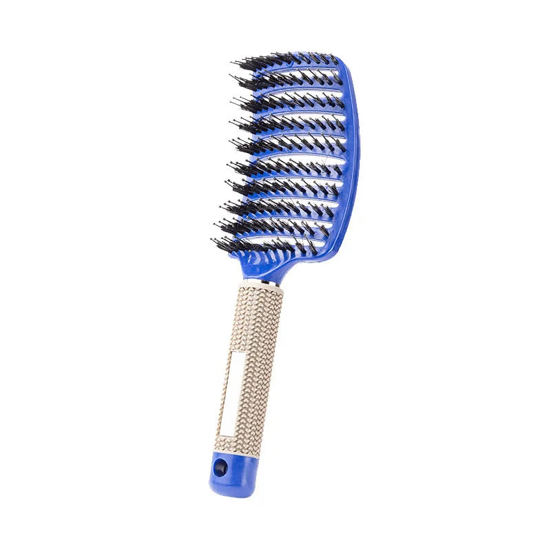 Boar Bristle & Nylon Scalp Massage Hairbrush