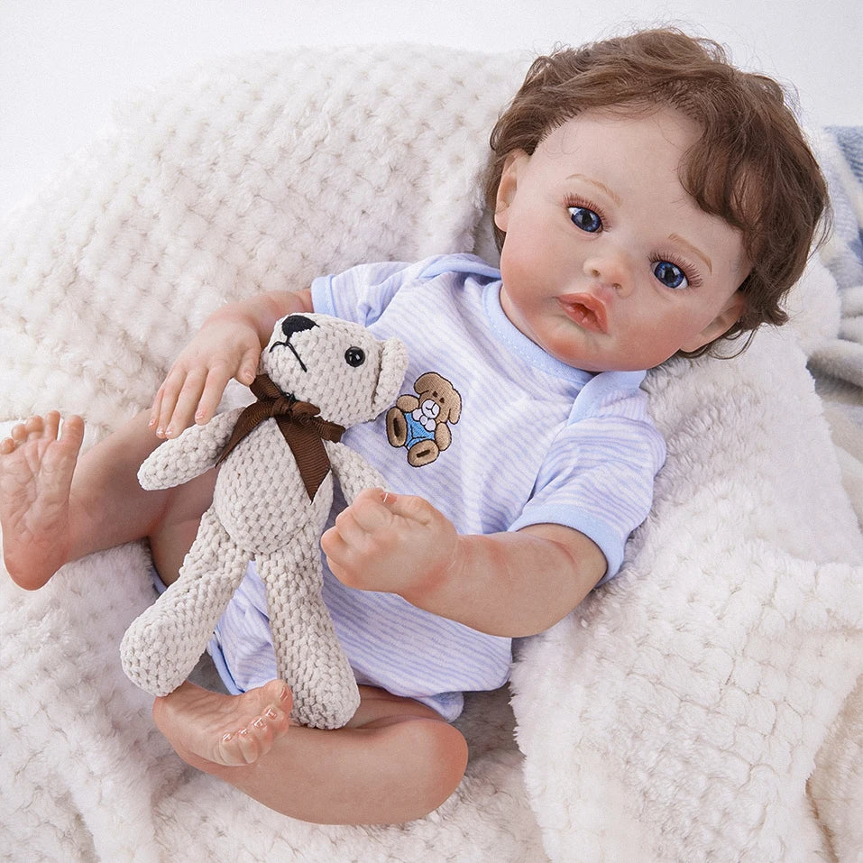BRASTOY Reborn Painted Realistic Baby Doll 48cm - ATSProducts