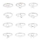 12 Constellation Adjustable Rings