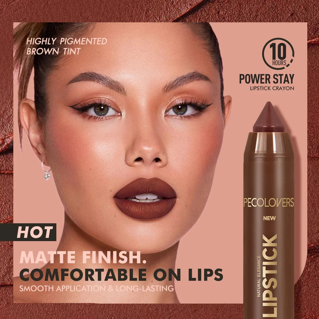 1PC Smooth Long Lasting Waterproof High Pigment Lipstick - ATSProducts