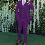 Men's Slim-Fit Three-Piece Suit - ATSProducts