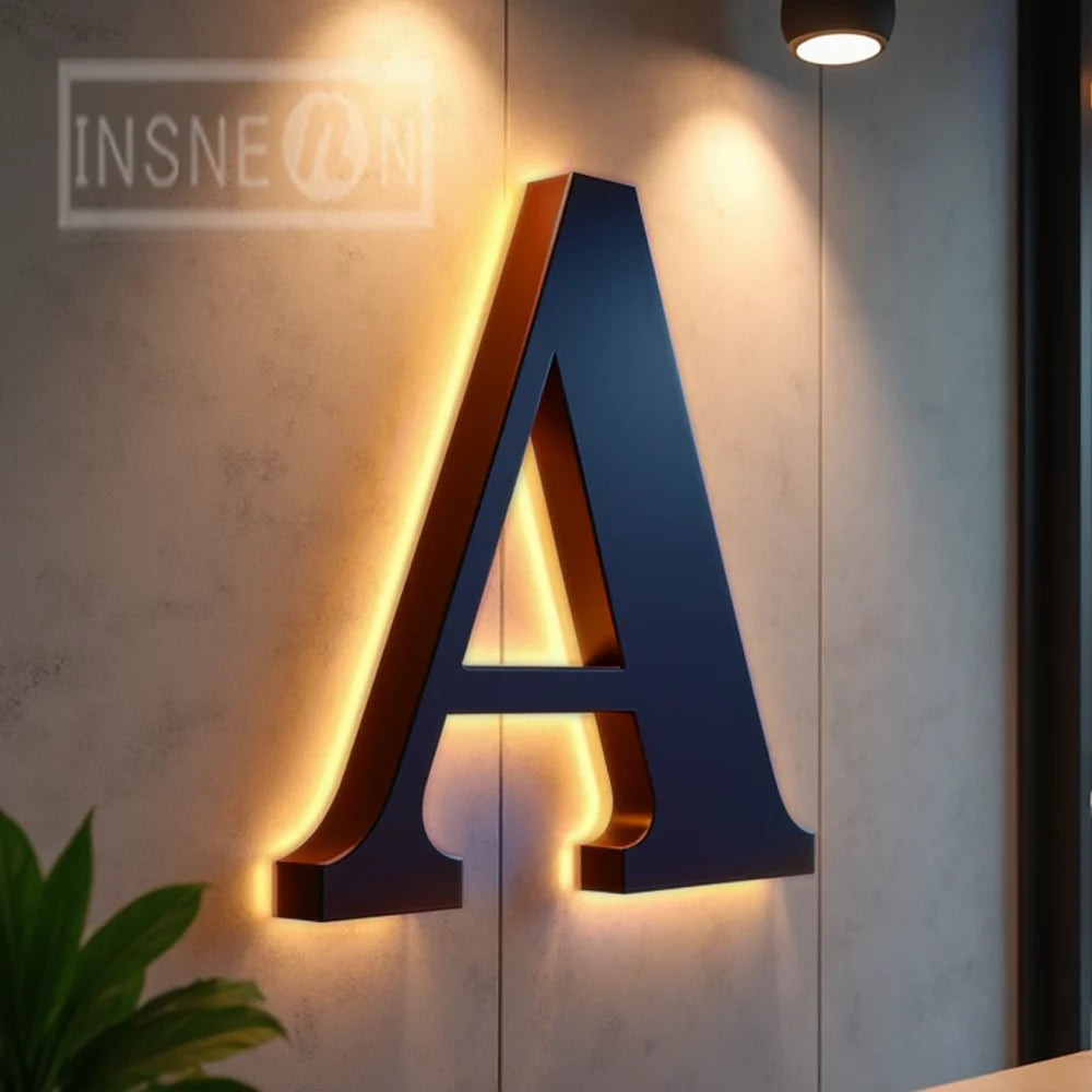 Custom Stainless Steel LED Sign - ATSProducts