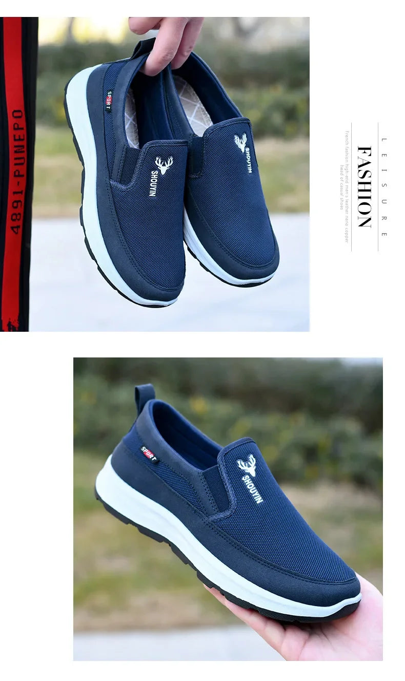 Men's Cloth Slip-On Anti-Slip Loafers - ATSProducts