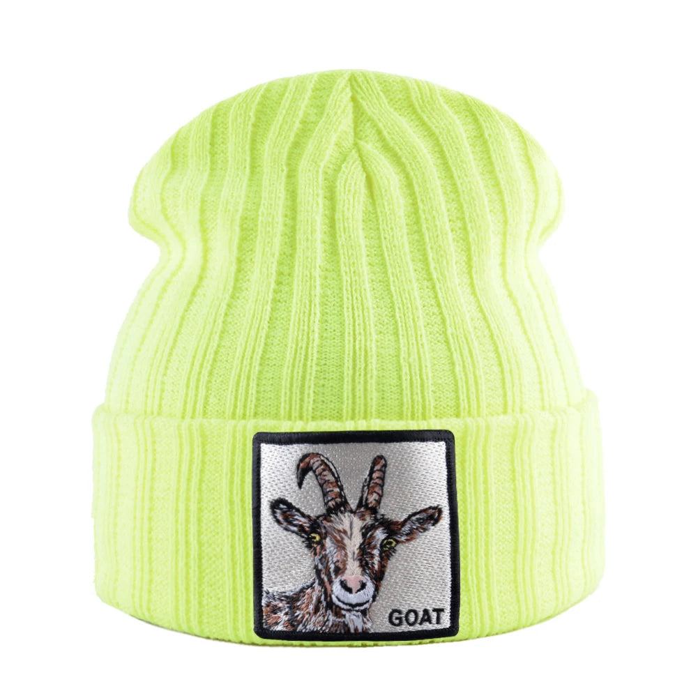 K Kissbaobei Embroidered Goat Beanies - ATSProducts