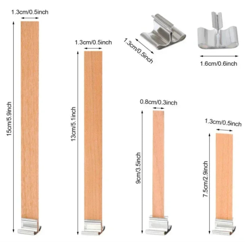 Natural Wooden Candle Wicks - ATSProducts