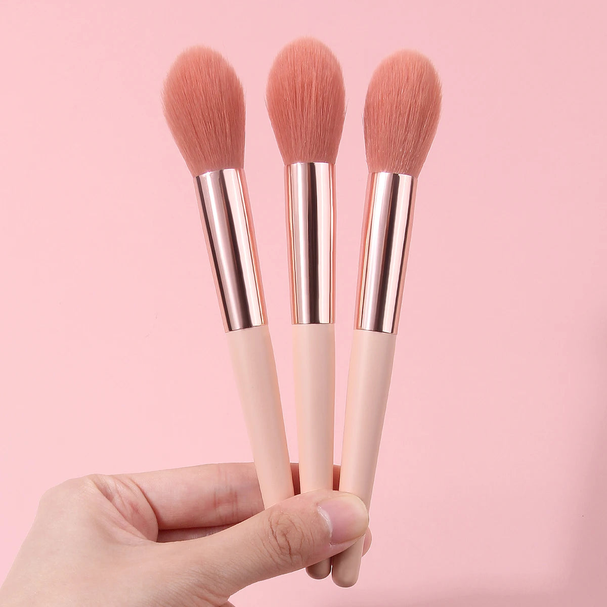 Kosshow 3 Pc soft fiber makeup brushes