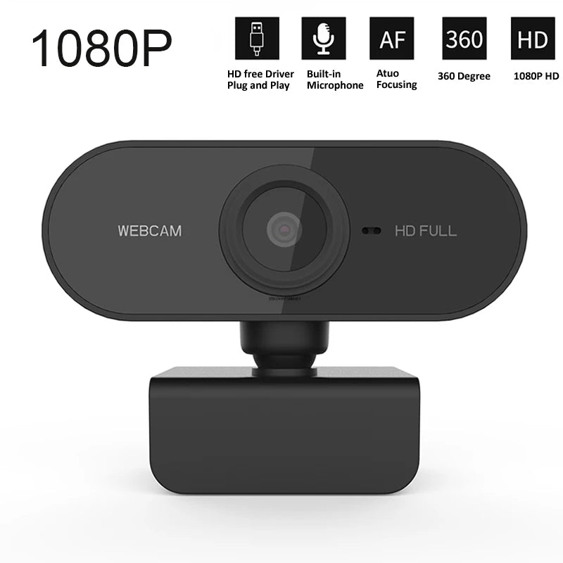 Clodrain Webcam Mini 4K With Microphone Tripod - ATSProducts